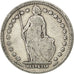 Suisse, Confédération helvétique, 1 Franc, 1900 B, Berne, KM 24