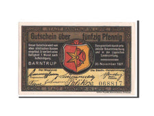 Banknote, Germany, Barntrup Stadt, 50 Pfennig, 1921, UNC(63), Mehl:66.1
