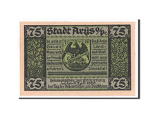 Germany, Ostpreußen, 75 Pfennig, 1921, UNC(65-70), 004779, Mehl #47.1a