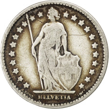 Svizzera, Franc, 1910, Bern, MB, Argento, KM:24