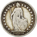 Svizzera, Franc, 1910, Bern, MB, Argento, KM:24