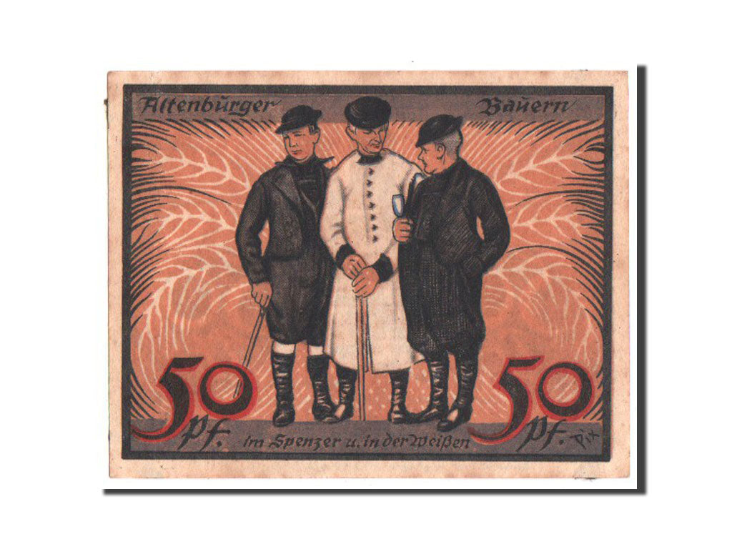 Germania, Sachsen-Altenburg, 50 Pfennig, 1921, SPL, Mehl:21.4
