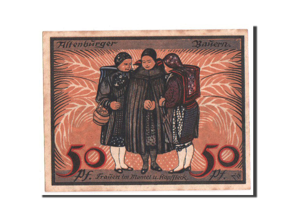 Germany, Sachsen-Altenburg, 50 Pfennig, 1921, UNC(63), Mehl #21.4