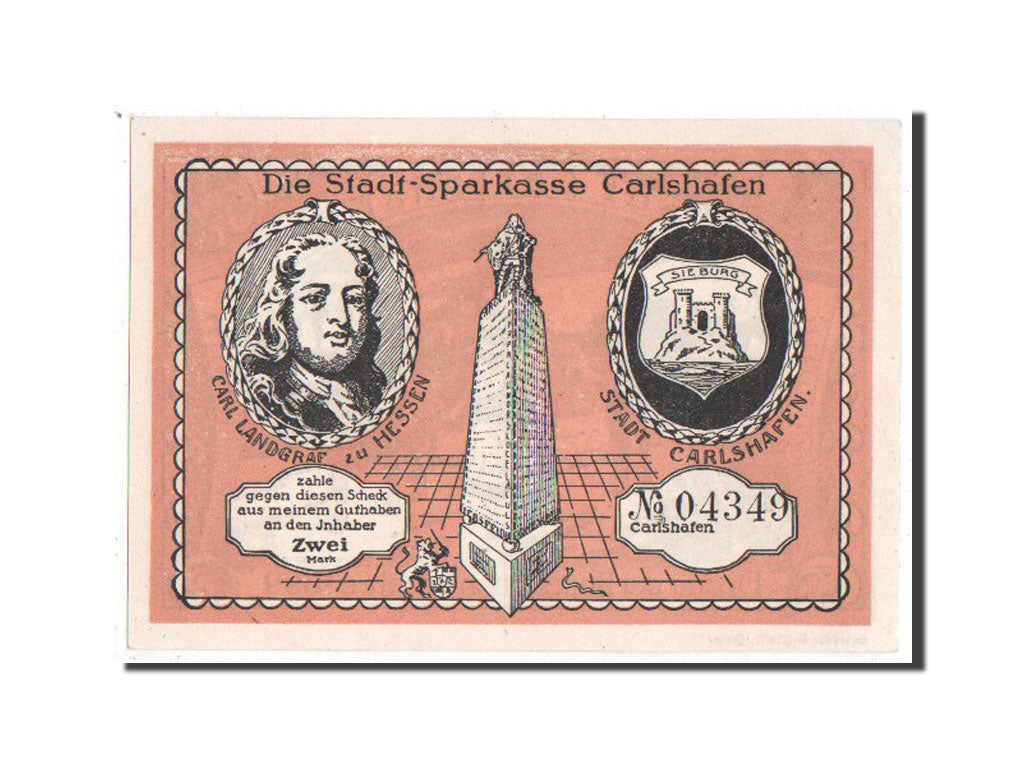 Banknote, Germany, Hessen-Nassau, 2 Mark, 1922, UNC(65-70), Mehl:222.1a