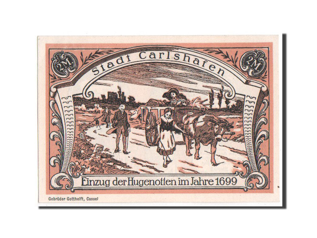 Banknote, Germany, Hessen-Nassau, 2 Mark, 1922, UNC(65-70), Mehl:222.1a