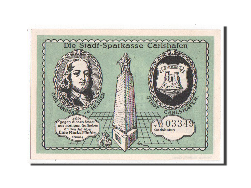 Germania, Hessen-Nassau, 1.5 Mark, 1922, FDS, Mehl:222.1a