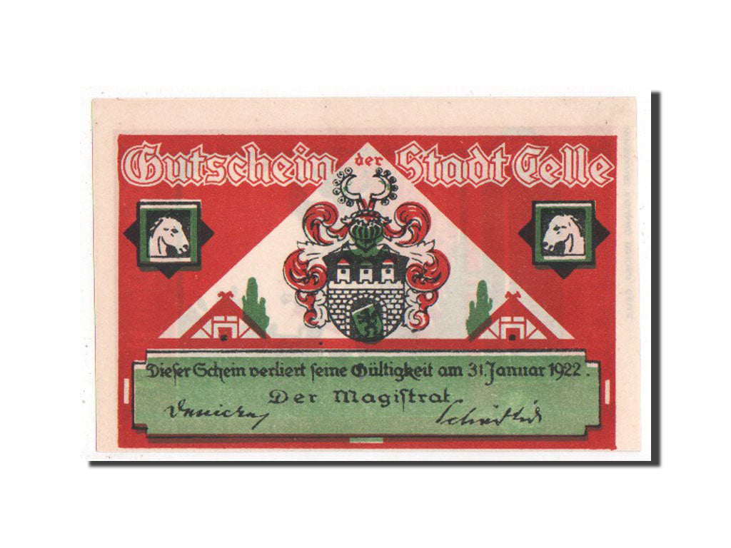 Banknote, Germany, Celle, 75 Pfennig, 1922, UNC(65-70), Mehl:226.2a