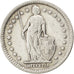 Moneta, Svizzera, Franc, 1921, Bern, MB+, Argento, KM:24