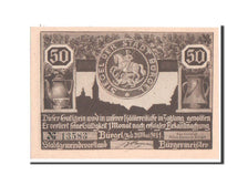 Billet, Allemagne, Burgel Stadt, 50 Pfennig, 1921, SPL+, Mehl:201.1a