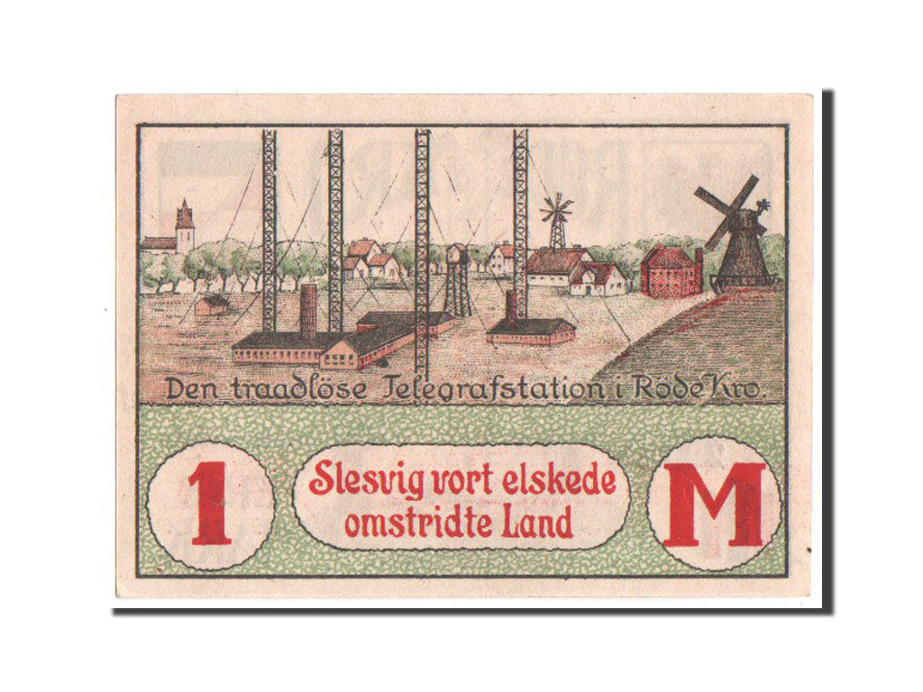 Germany, Dänisch Nordschleswig, 1 Mark, 1920, 1920-04-01, UNC(64), 22764, Mehl #