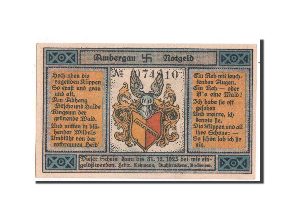 Germany, Hannover, 50 Pfennig, 1922, UNC(63), 074810, Mehl #130.1a