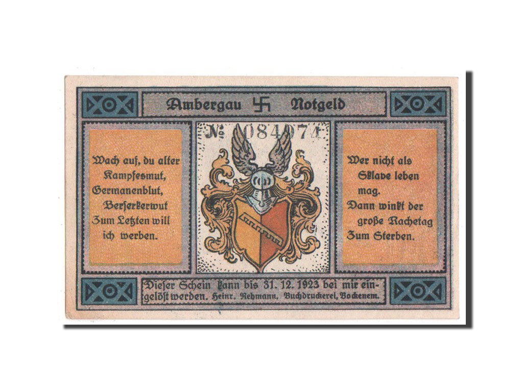 Germany, Hannover, 75 Pfennig, 1923, UNC(63), 08974, Mehl #130.1a