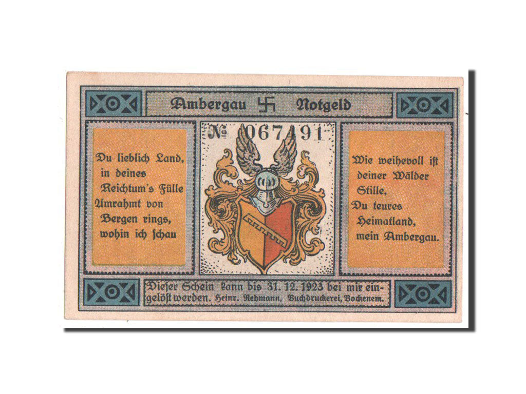Germany, Hannover, 75 Pfennig, 1922, UNC(63), 067491, Mehl #130.1a