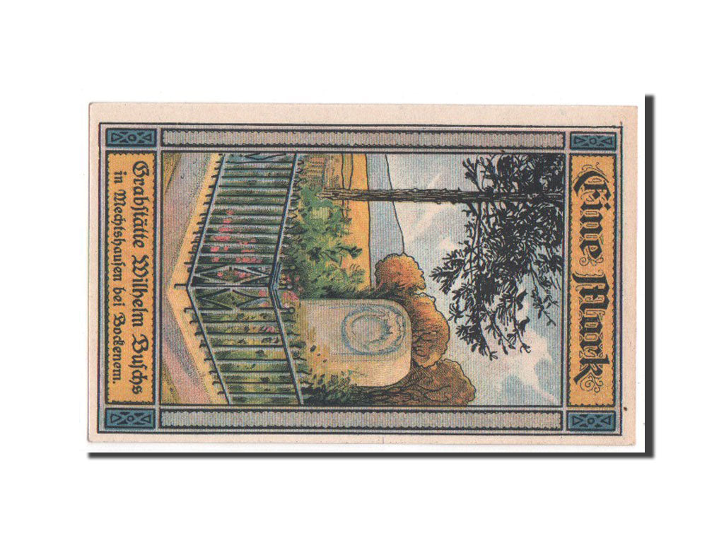 Germany, Hannover, 1 Mark, 1922, UNC(63), 024474, Mehl #130.1a