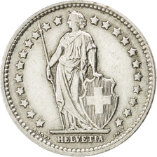 Svizzera, Franc, 1957, Bern, BB+, Argento, KM:24