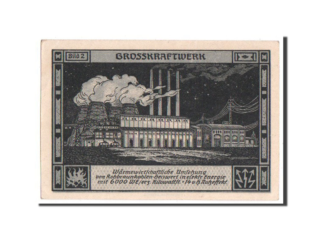 Banknote, Germany, Bitterfeld Stadt, 75 Pfennig, 1921, UNC(60-62), Mehl:111.4