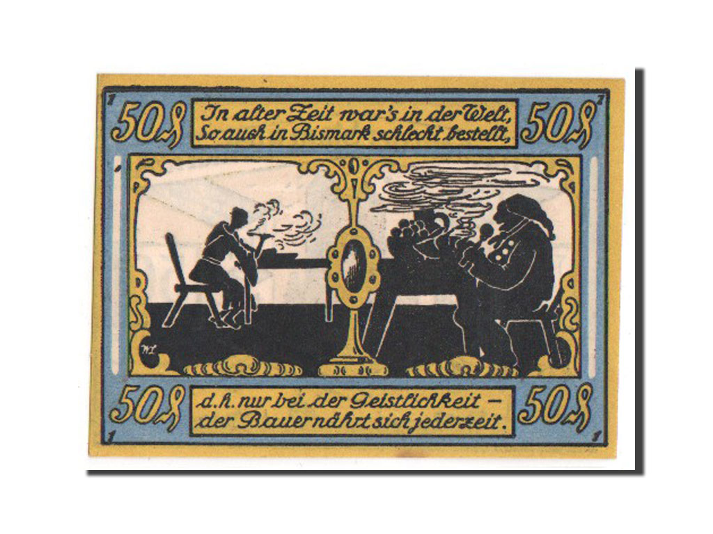 Banknote, Germany, Provinz Sachsen, 50 Pfennig, 1921, UNC(63), Mehl:109.1