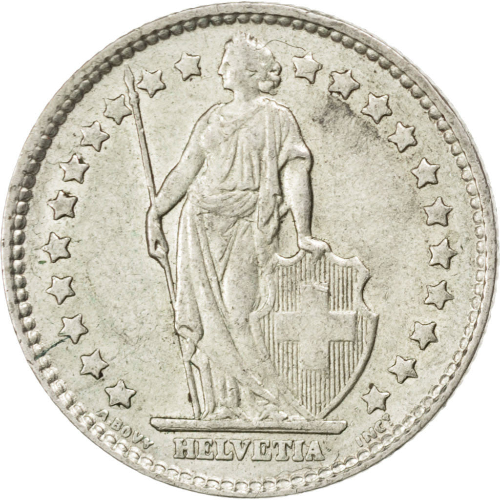 Moneta, Svizzera, Franc, 1963, Bern, BB+, Argento, KM:24