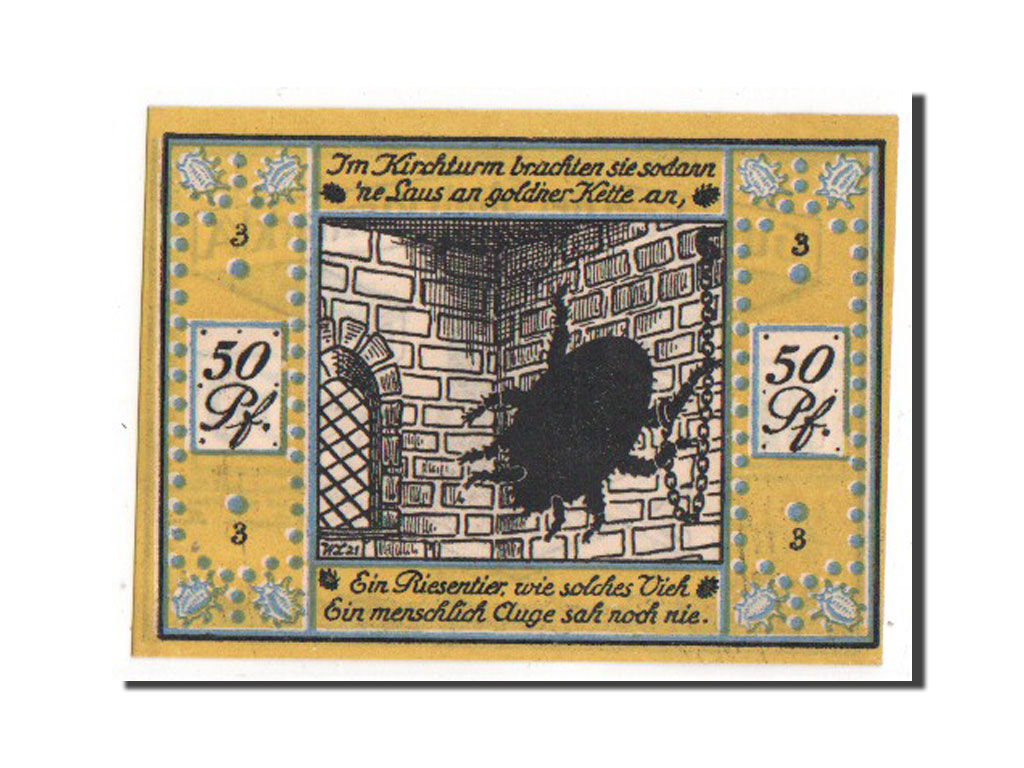 Banknote, Germany, Provinz Sachsen, 50 Pfennig, 1921, UNC(63), Mehl:109.1