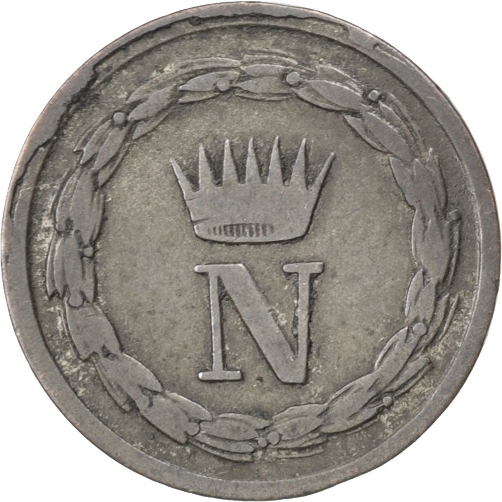 Italie, Royaume de Napoléon Ier, 10 Centesimi, 1809 M, Milan, KM 4