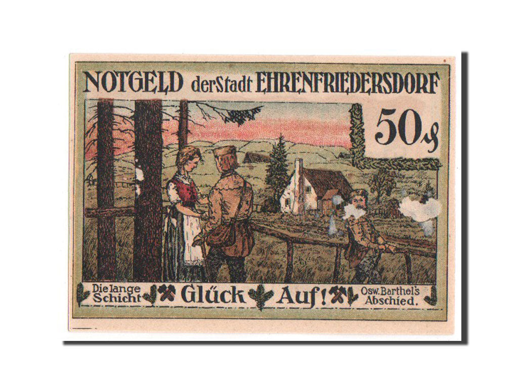 Germany, Sachsen, 50 Pfennig, 1921, UNC(63), Mehl #312.1a