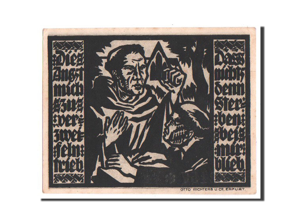 Banknote, Germany, Provinz Sachsen, Thüringischer Teil, 50 Pfennig, 1921