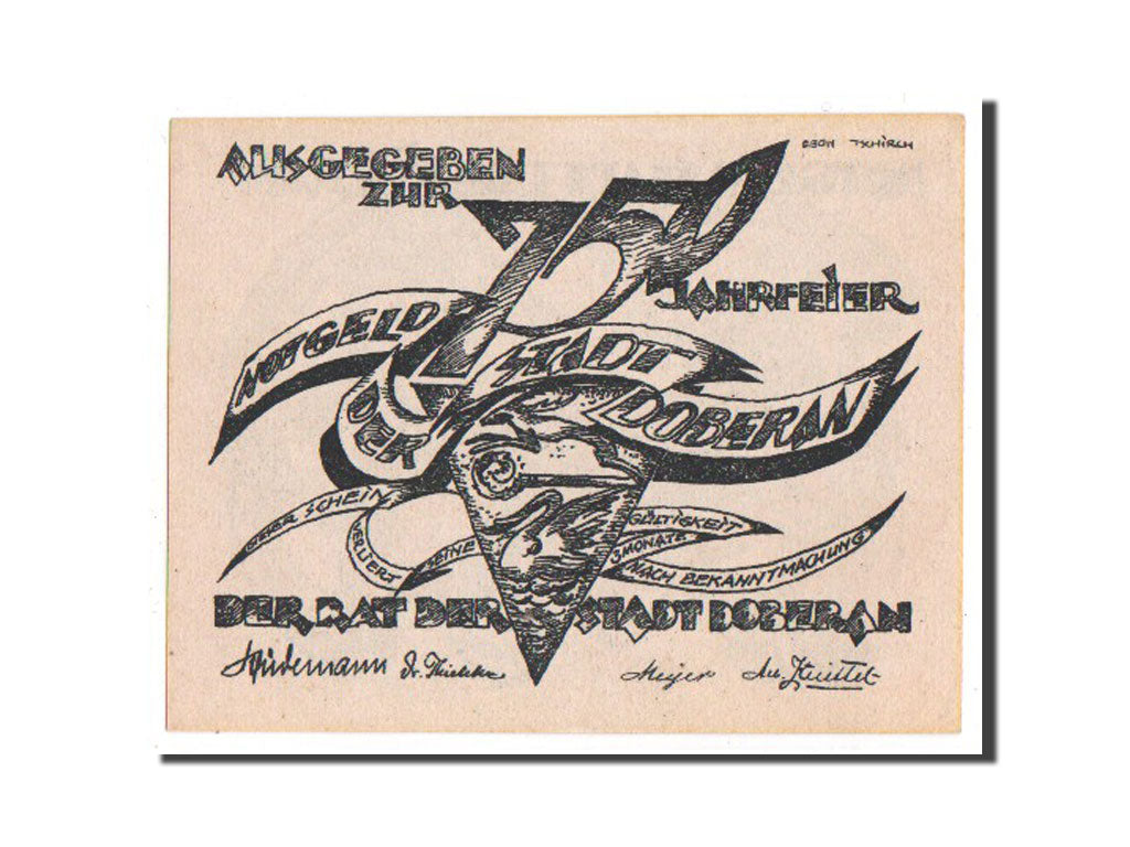 Banknote, Germany, Doberan Bad, 50 Pfennig, 1921, UNC(65-70), Mehl:276.1