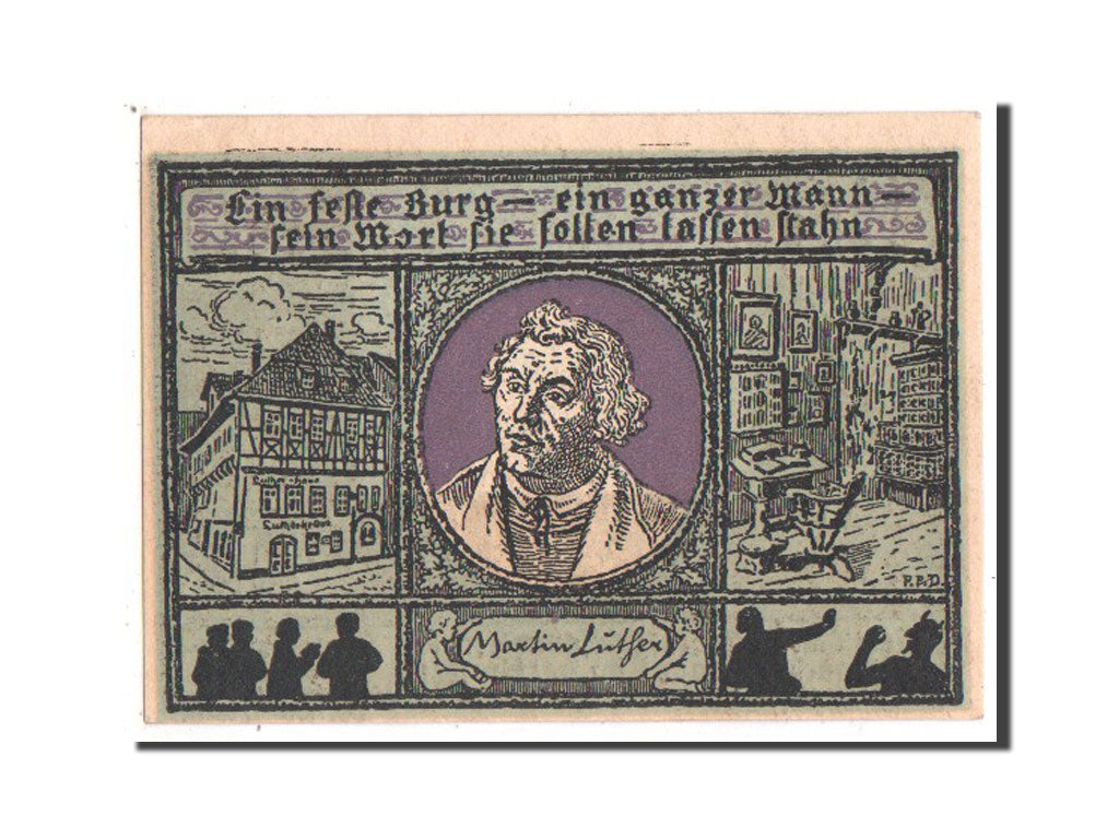 Banknote, Germany, Eisenach Stadt, 50 Pfennig, 1921, UNC(65-70), Mehl:318.2