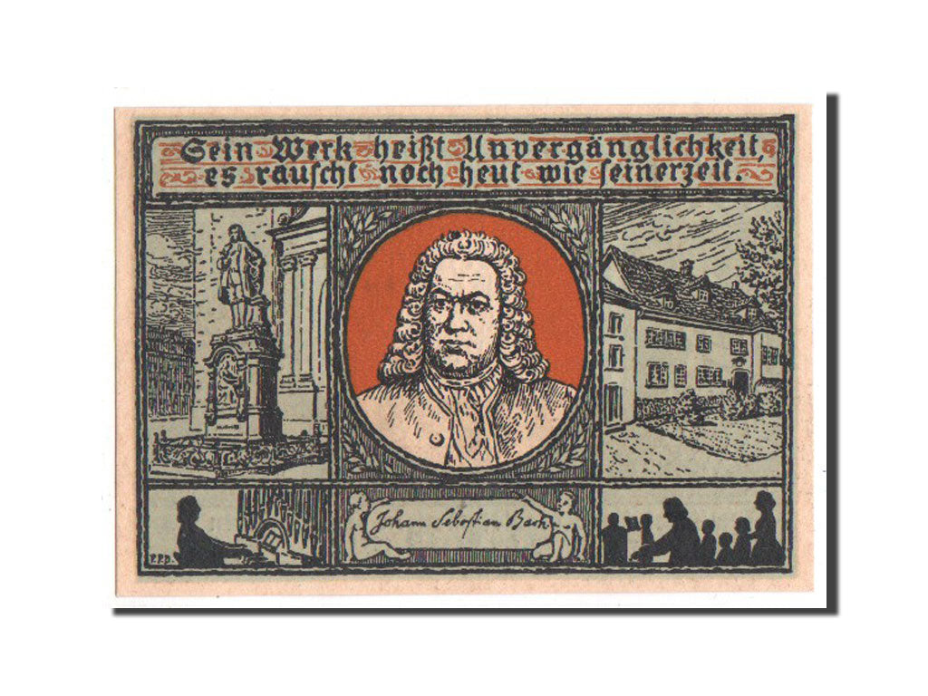 Banknote, Germany, Eisenach Stadt, 50 Pfennig, 1921, UNC(65-70), Mehl:318.2