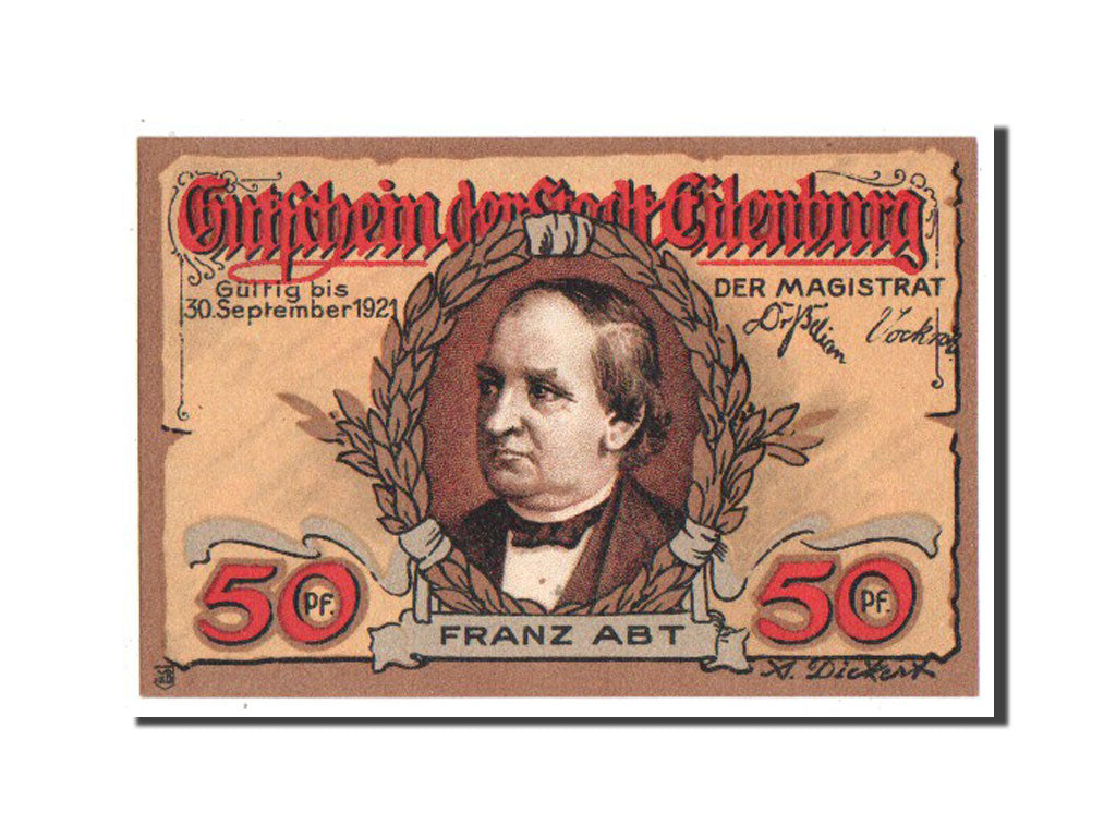 Banknote, Germany, Eilenburg Stadt, 50 Pfennig, 1921, UNC(65-70), Mehl:315.1