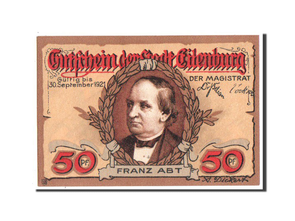 Banknote, Germany, Eilenburg Stadt, 50 Pfennig, 1921, UNC(65-70), Mehl:315.1
