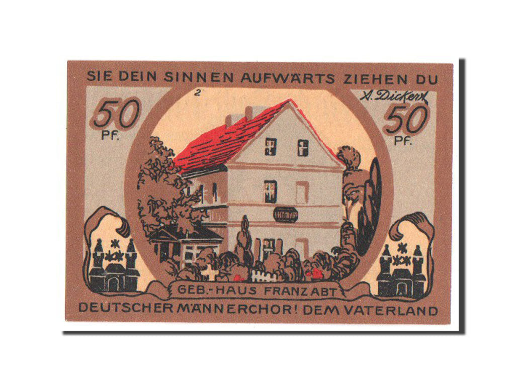 Banknote, Germany, Eilenburg Stadt, 50 Pfennig, 1921, UNC(65-70), Mehl:315.1