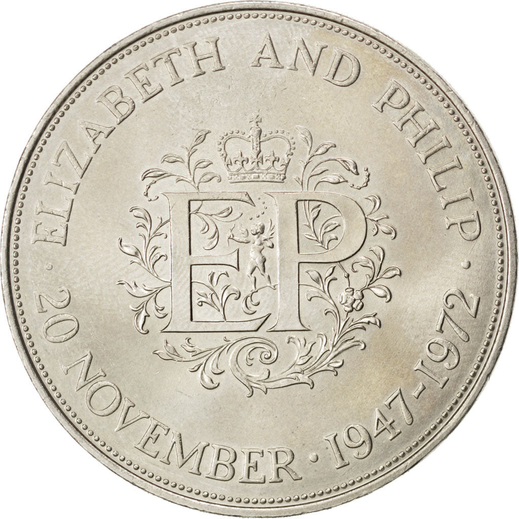 Gran Bretagna, Elizabeth II, 25 New Pence, 1972, SPL-, Rame-nichel, KM:917