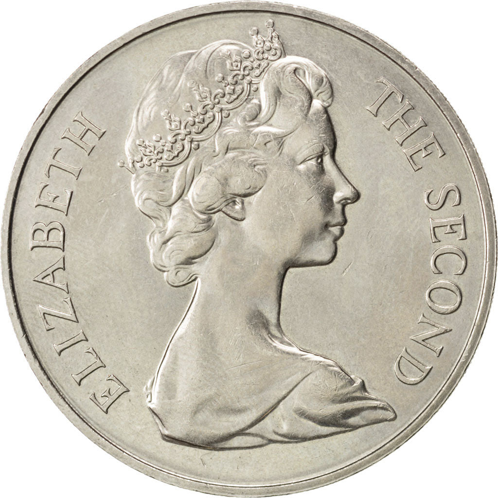 Sainte-Hélène, Elizabeth II, 25 Pence, 1973, KM 5