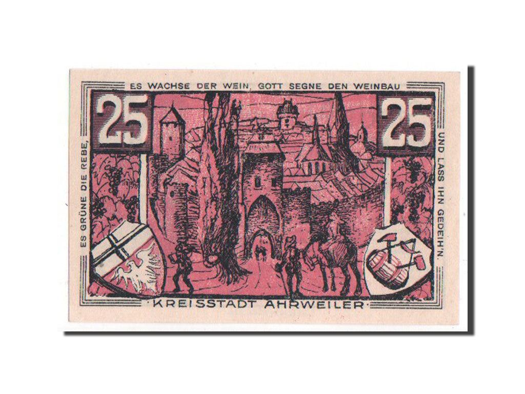 Germany, Rheinland, 25 Pfennig, 1921, UNC(65-70), 139399, Mehl #7.4