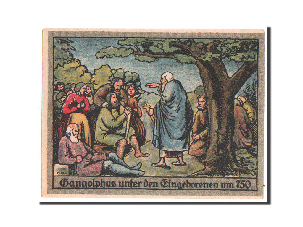 Germany, Rheinland, 25 Pfennig, 1921, UNC(63), 04366, Mehl #406.1a