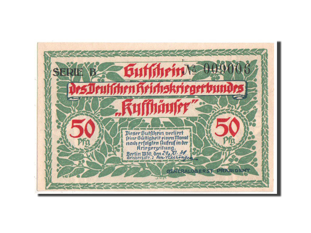 Banknote, Germany, Berlin Stadt, 50 Pfennig, 1921, UNC(63), Mehl:91.1