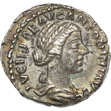 Monnaie, Lucille, Denier, Roma, TTB+, Argent, RIC:788