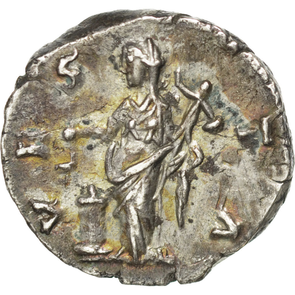 Monnaie, Lucille, Denier, Roma, TTB+, Argent, RIC:788