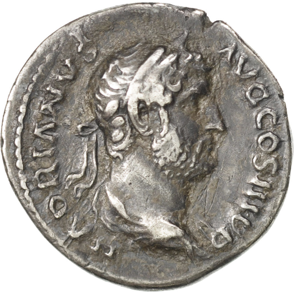 Hadrian, Denarius, Roma, EF(40-45), Silver, RIC #297, 3.19