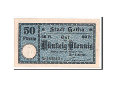 Banknote, Germany, Gotha Stadt, 50 Pfennig, 1921, UNC(63), Mehl:456.2