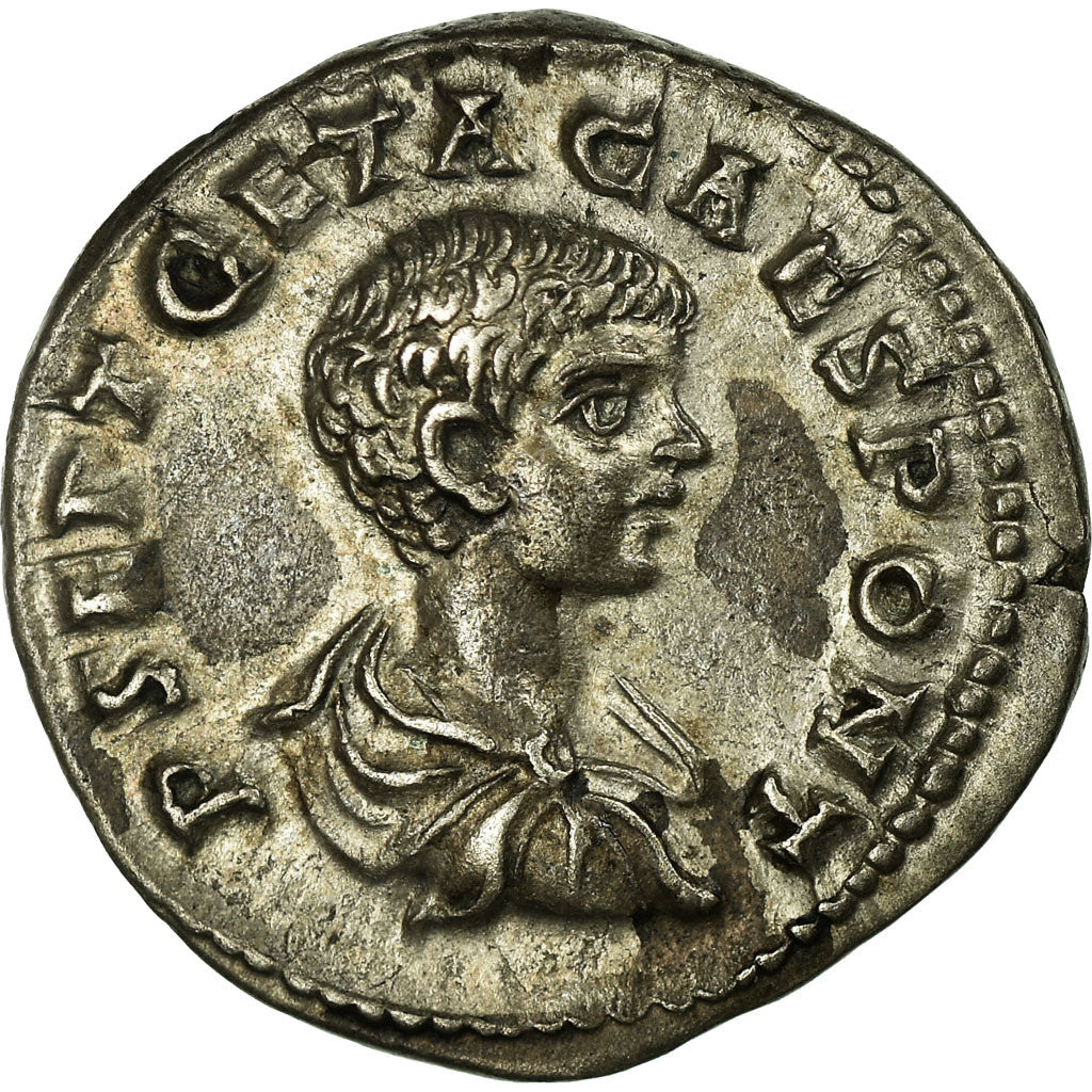 Geta, Denarius, 200-202, Laodicea, Prata, AU(55-58), RIC:101