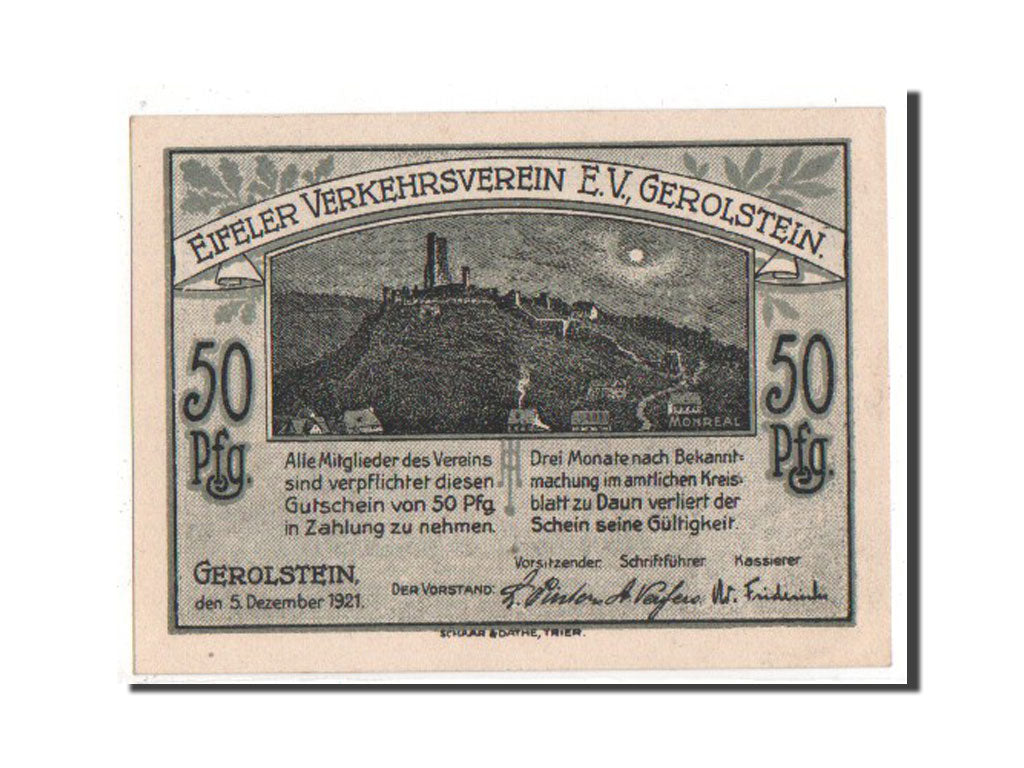 Banknote, Germany, Rheinland, 50 Pfennig, 1921, UNC(63), Mehl:424.1