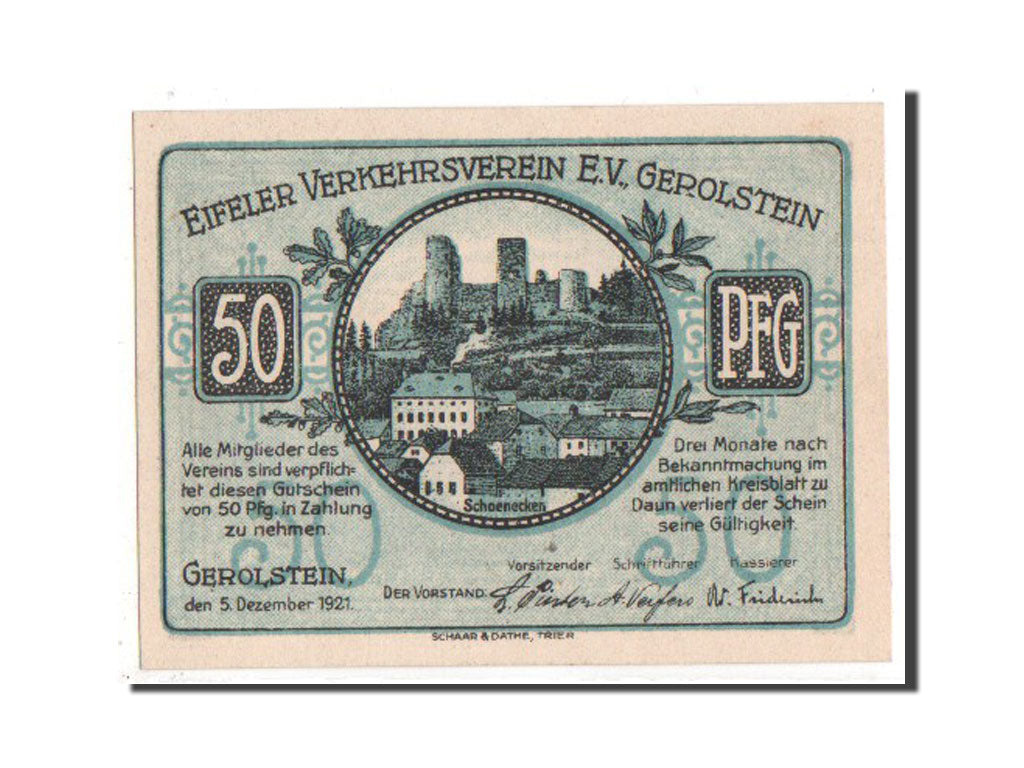 Banknote, Germany, Rheinland, 50 Pfennig, 1921, UNC(63), Mehl:424.1