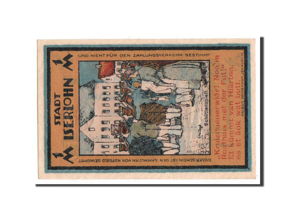Banknote, Germany, Westfalen, 1 Mark, 1921, UNC(65-70), Mehl:647.1