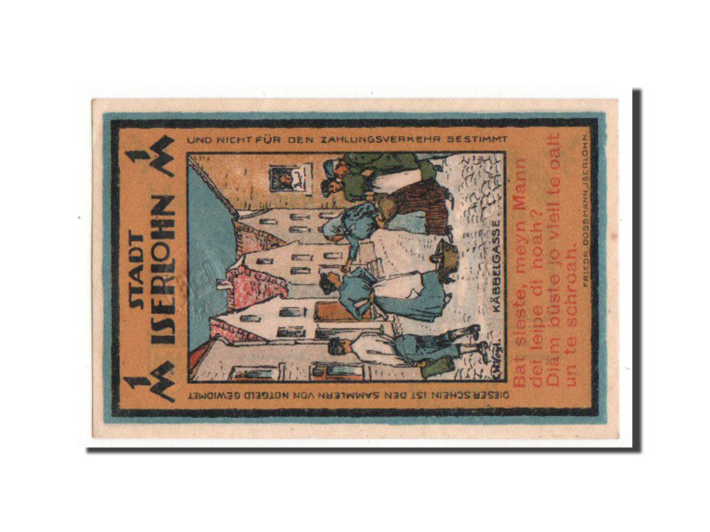 Banknote, Germany, Westfalen, 1 Mark, 1921, UNC(65-70), Mehl:647.1