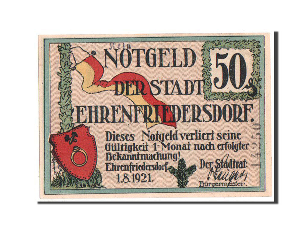 Banknote, Germany, Sachsen, 50 Pfennig, 1921, UNC(65-70), Mehl:312.1b