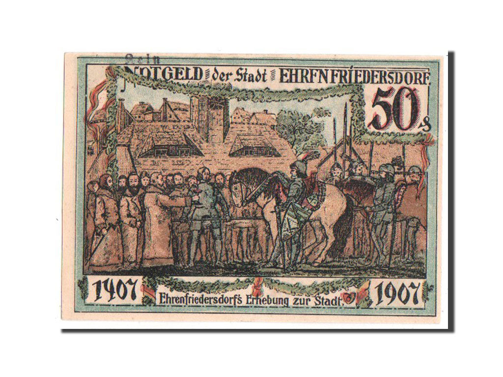 Banknote, Germany, Sachsen, 50 Pfennig, 1921, UNC(65-70), Mehl:312.1b
