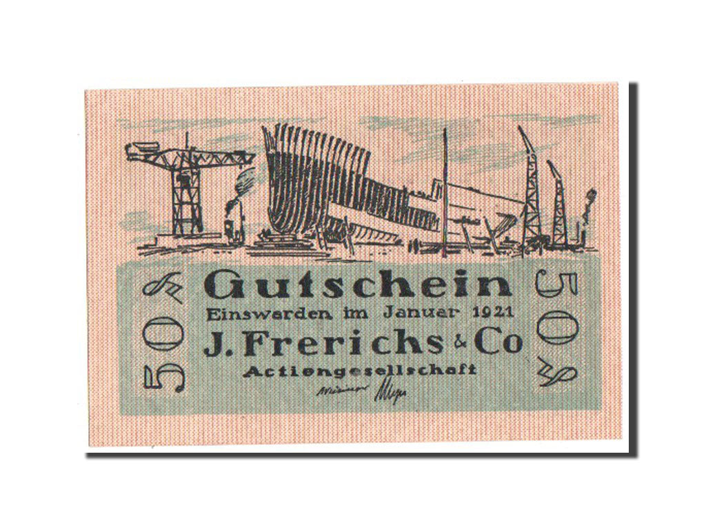 Banknote, Germany, Oldenburg, 50 Pfennig, 1921, UNC(65-70), Mehl:316.2