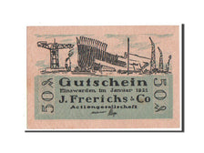 Banknote, Germany, Oldenburg, 50 Pfennig, 1921, UNC(65-70), Mehl:316.2